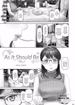 As It Should Be