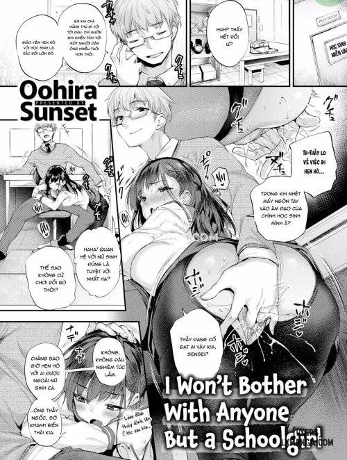 I Won’t Bother With Anyone But A Schoolgirl