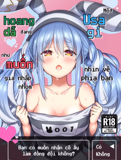 Một Usagi Hoang Dã Đang Nhìn Về Phía Bạn Như Muốn Gia Nhập Nhóm