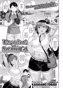 Taking A Break With A Suntanned Girl